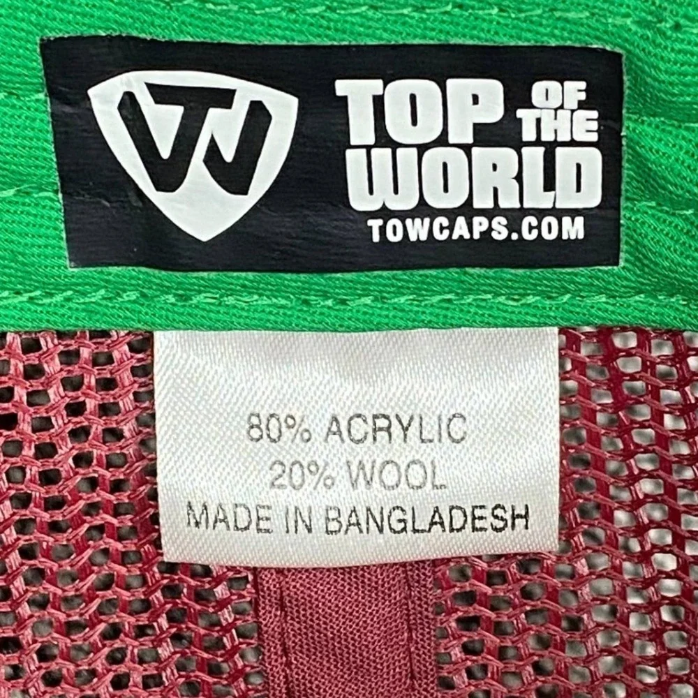 Top Of The World Florida State Seminoles Trucker Hat Snapback FSU Green Bottom
